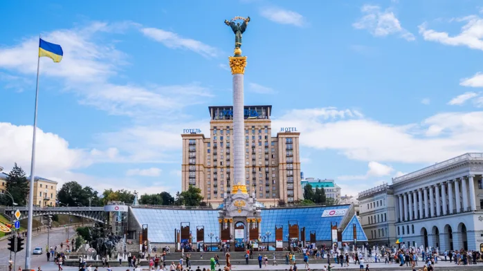 Webcam Maidan Square Kiev Ukraine