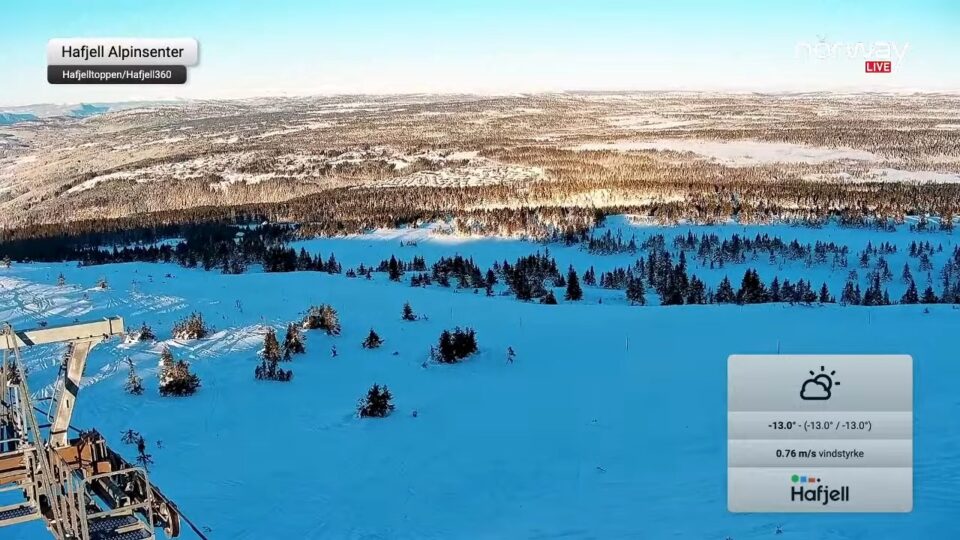 Hafjell LIVE webcam