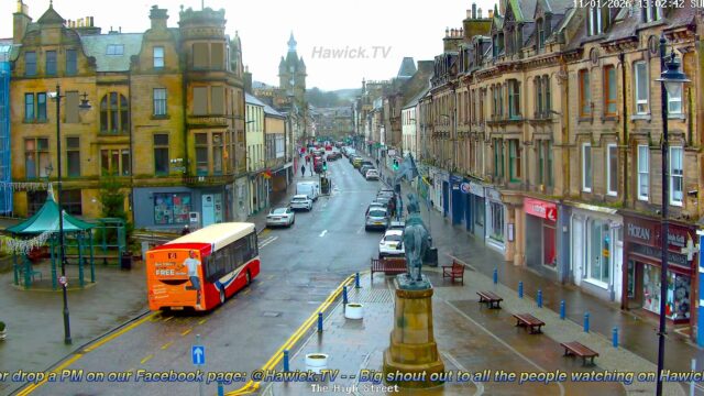 Hawick High Street Cam, Scotland