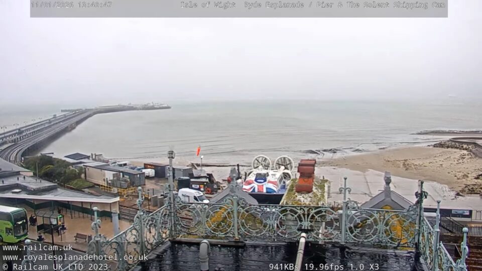 Ryde Pier & Solent Cam