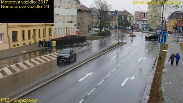 Kroměříž – 1. Máje Street Traffic Live Webcam