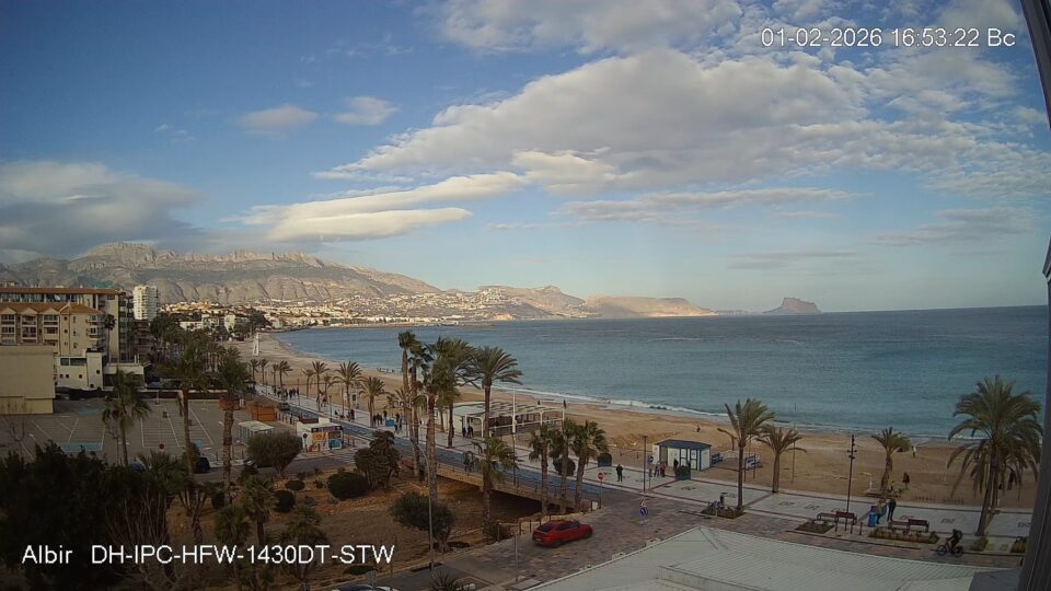 Live Beach Webcam – L’Albir Beach (Platja de l’Albir), Alicante, Spain