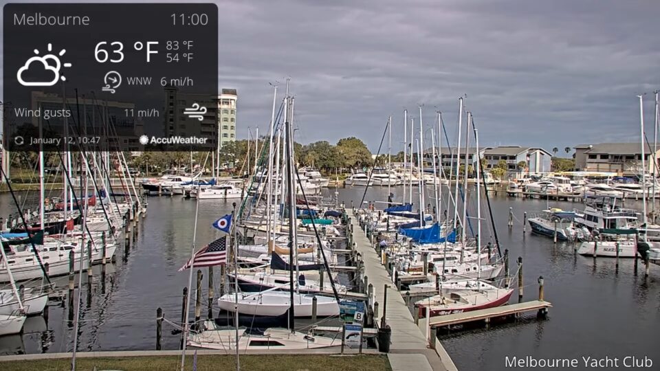Melbourne Yacht Club Cam, FL