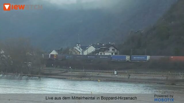 Boppard Live Rhine River Trains & Middle Rhine Valley Views