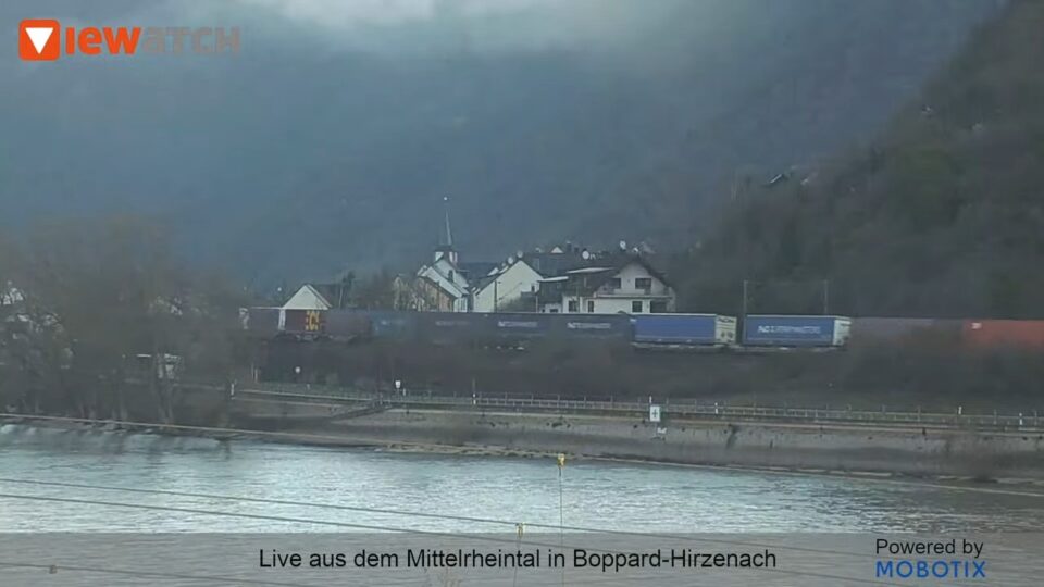 Boppard Live Rhine River Trains & Middle Rhine Valley Views