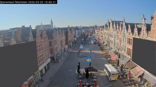 Ijzerenleen Square Live Historic Mechelen City Centre, Belgium