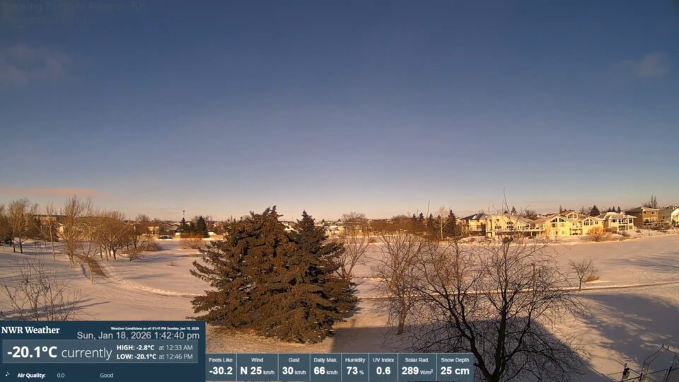 Regina Live Webcam – Lakeridge Park North, Canada