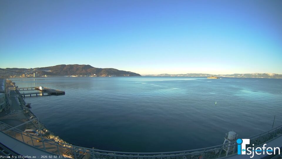 Live HD Webcam – Trondheim Fjord, Norway