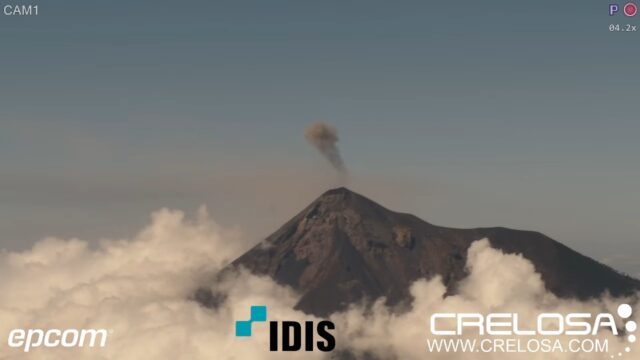 Watch the Live Streaming Webcam of Volcán de Fuego