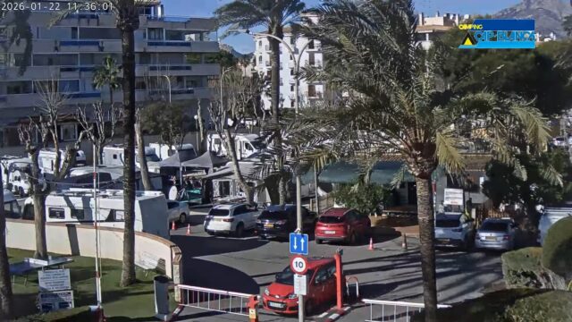 Webcam entrada Camping Cap-Blanch