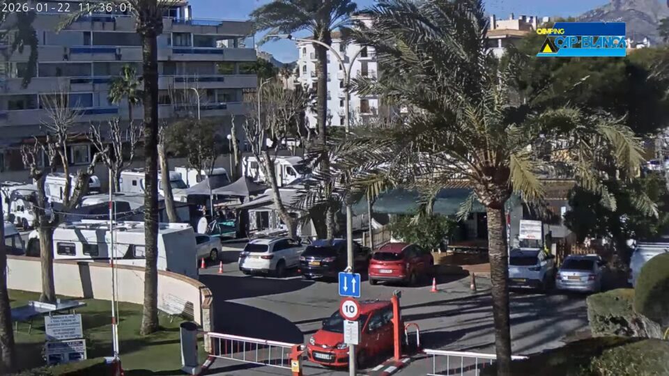 Webcam entrada Camping Cap-Blanch