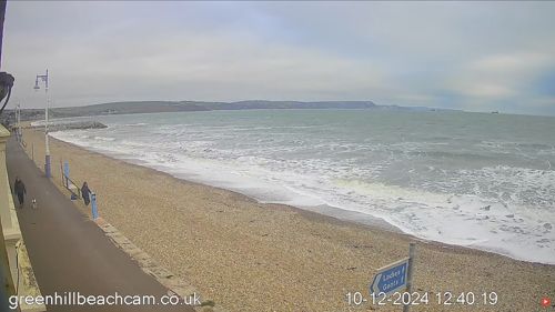 Greenhill Beach Cam, Weymouth