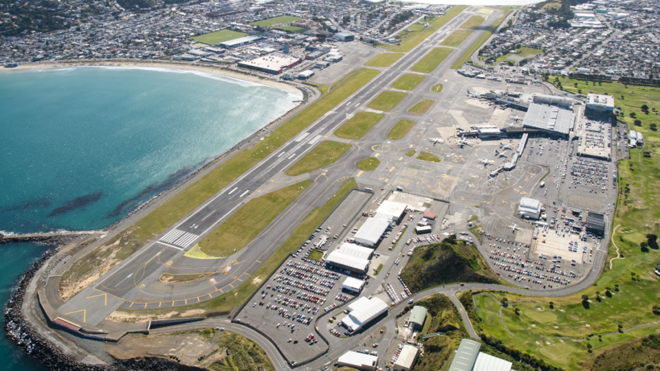 webcam from Wellington Airport