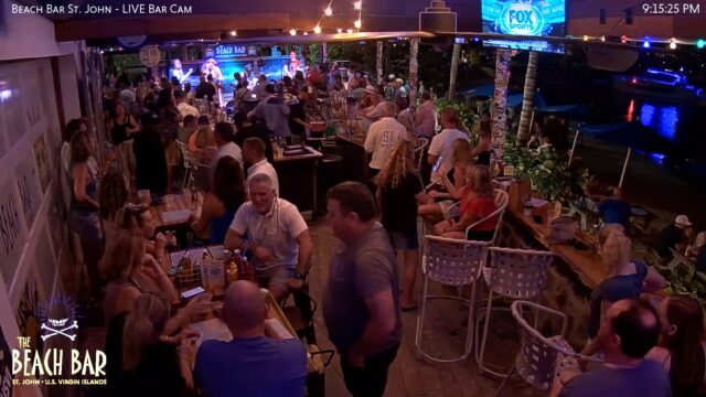 webcam live Beach Bar St. John Webcam