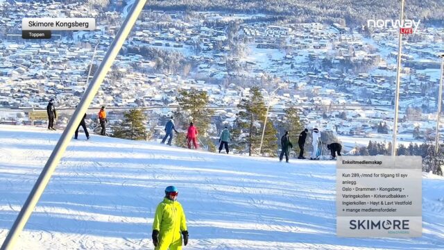 webcam live Kongsberg Skimore