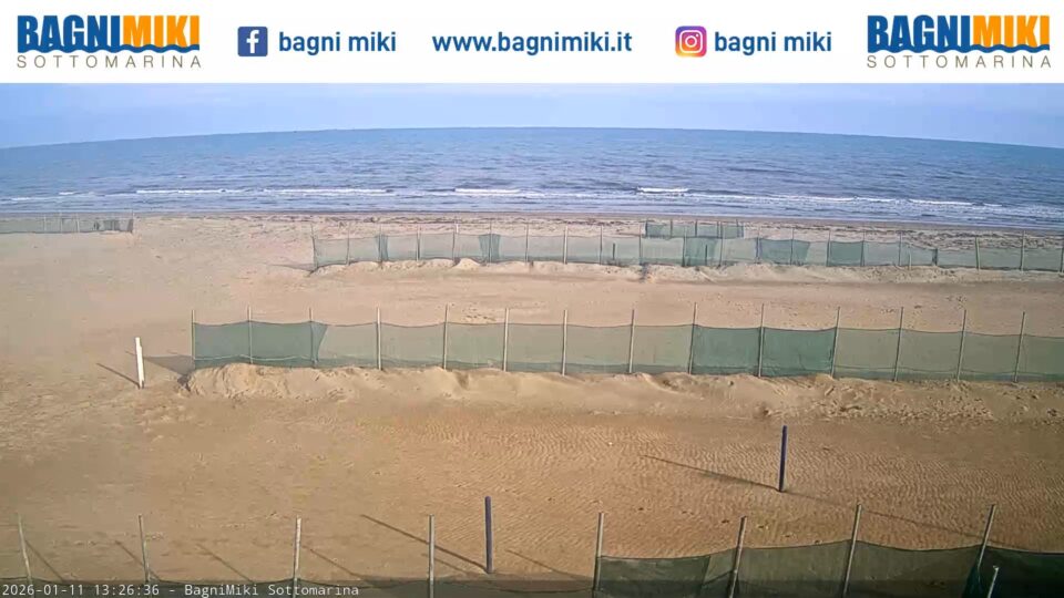 Bagni Miki Beach Cam, VE