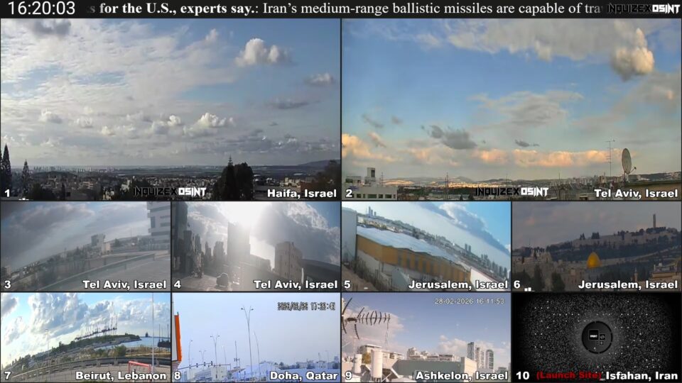 LIVE Middle East Webcams – Real-Time HD Views from Israel, Iran, Qatar and More