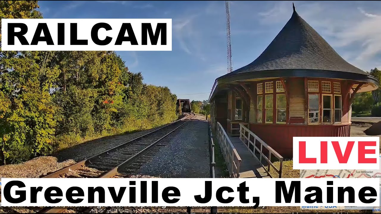 Greenville Rail Depot, Maine - Webcam Live Stream