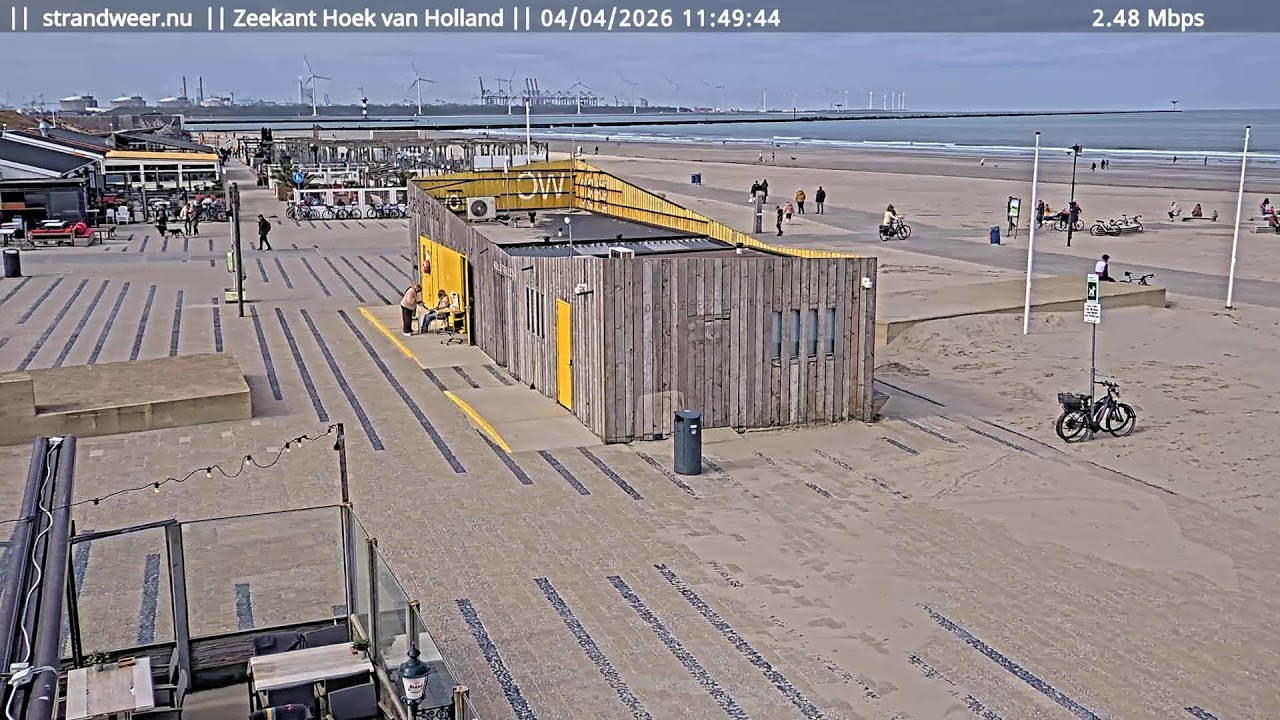 Hoek van Holland Beach Boulevard - Webcam Live Stream
