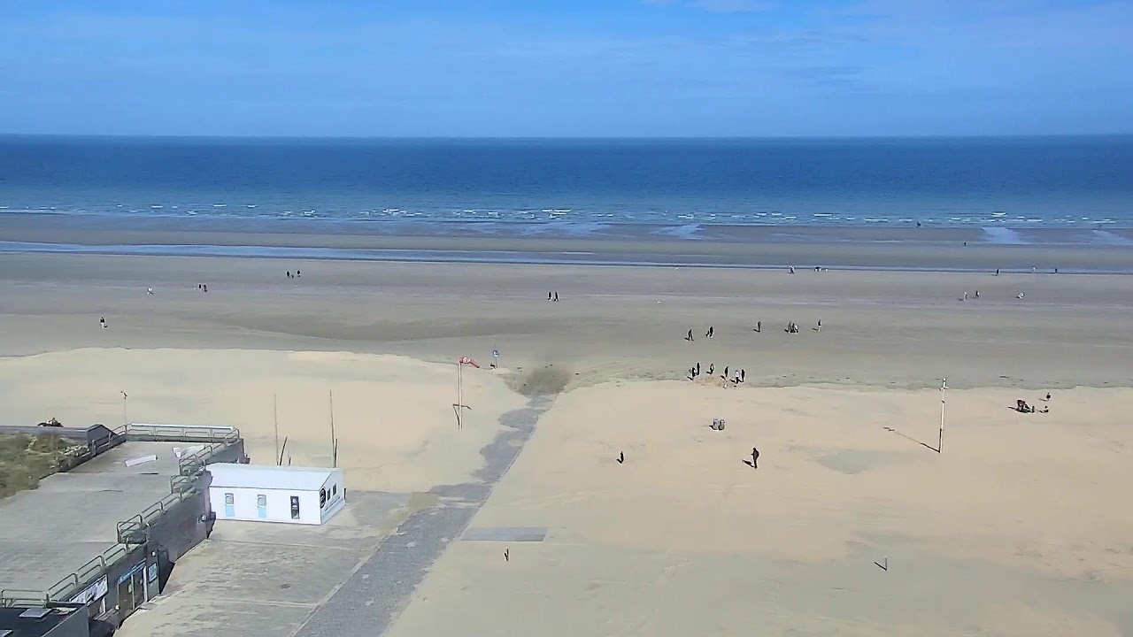 Leopold I Beach Cam, De Panne - Webcam Live Stream