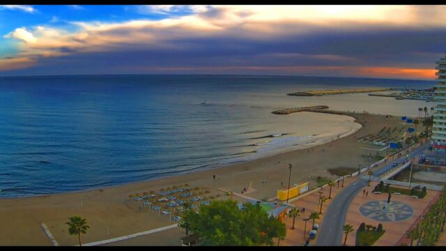 Los Boliches Beach Cam, Fuengirola