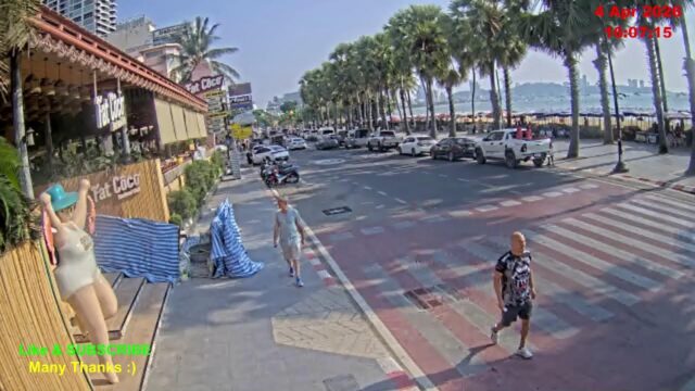 Pattaya Beach Road Cam, Thailand